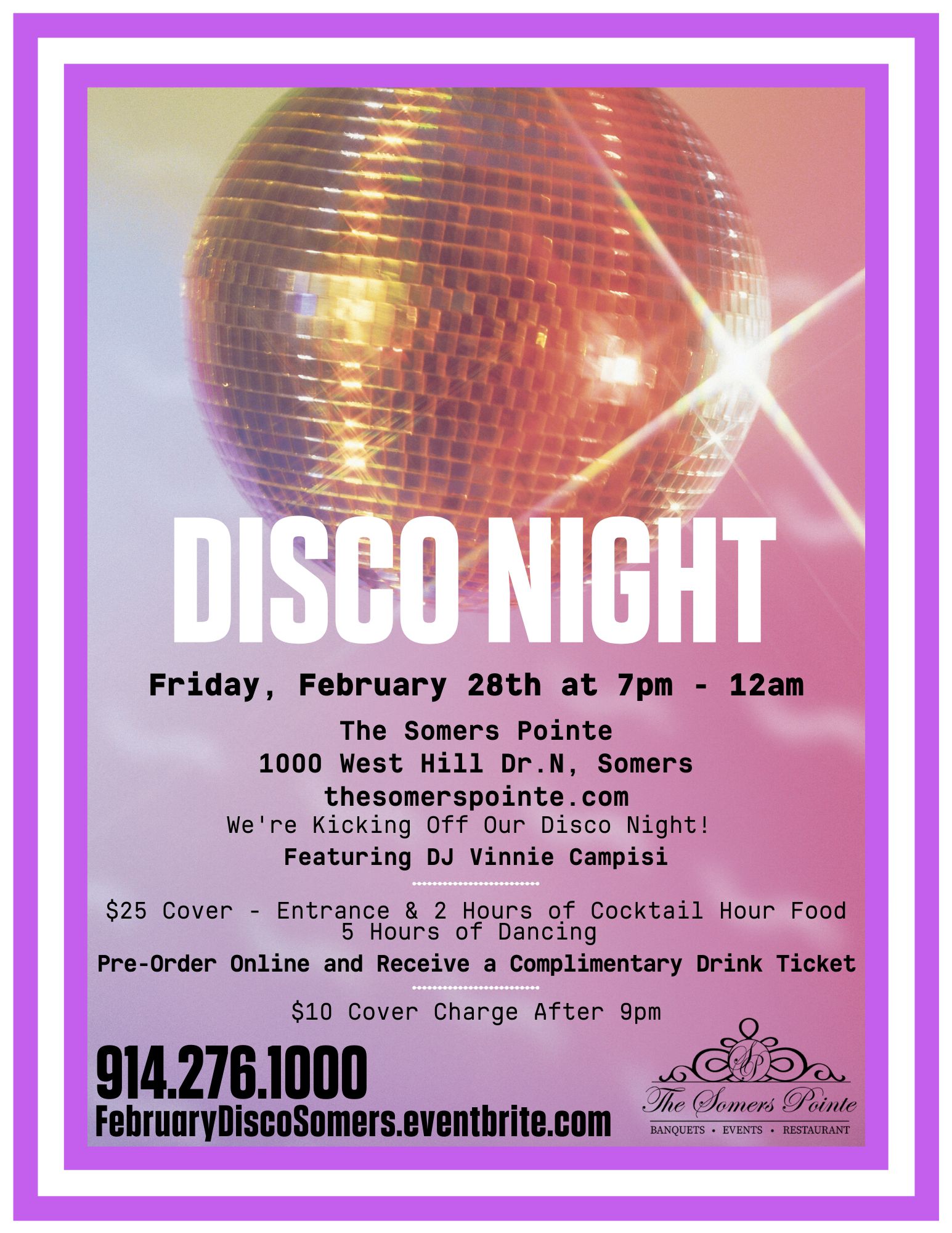 70s and 80s Disco Featuring DJ Vinnie Campisi | The Somers Pointe